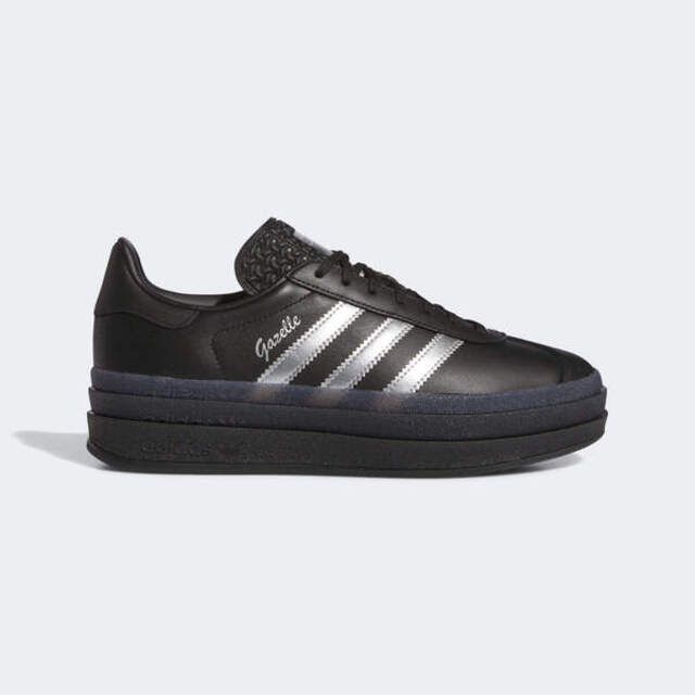 adidas Originals Adidas Pride Gazelle Bold PV [IH8063] 女 休閒鞋 運動 經典 厚底 黑銀