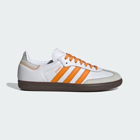 adidas Originals Adidas Samba OG W IE6521 女 休閒鞋 經典 三葉草 復古 德訓鞋 膠底 白 橘