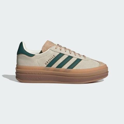 adidas Originals Adidas Gazelle Bold W ID7056 女 休閒鞋 運動 經典 三葉草 厚底 麂皮 榛果復古綠