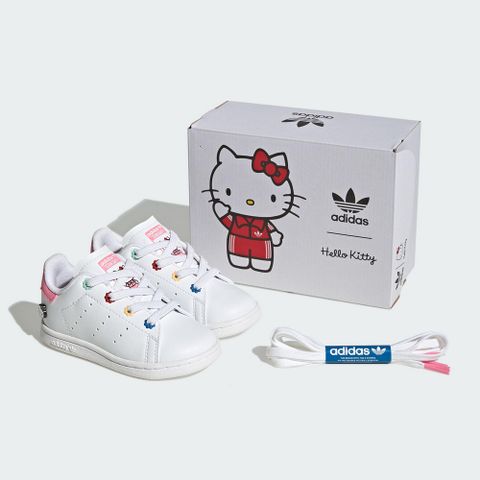 ADIDAS 愛迪達 STAN SMITH EL I 休閒鞋 童鞋 嬰幼 小童 白色-ID7232