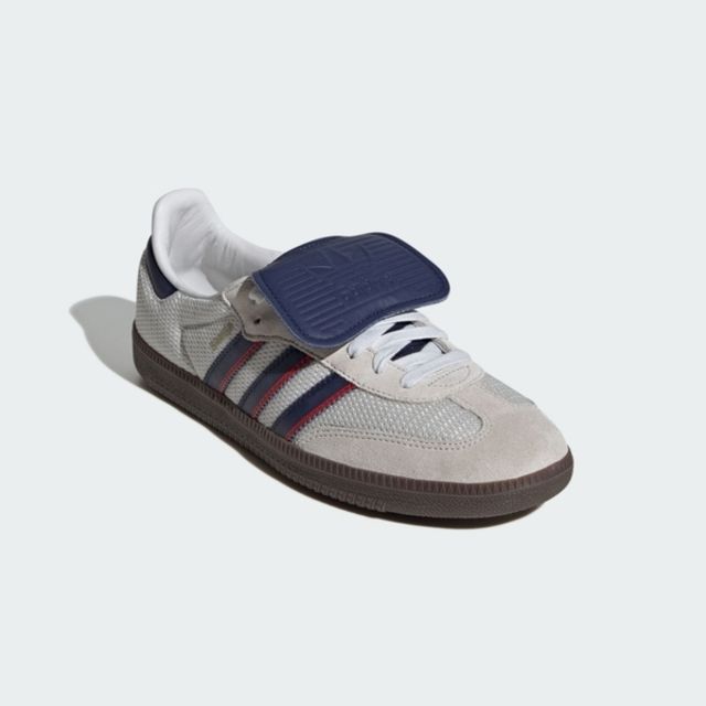 adidas Originals Adidas Samba LT IE9169 男 休閒鞋 運動 復古 滑板 翻折鞋舌 德訓鞋 愛迪達 米白 藍