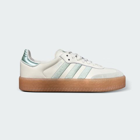 adidas Originals Adidas Sambae W IG1947 女 休閒鞋 經典 復古 德訓鞋 厚底 膠底 珠光 愛迪達 白綠