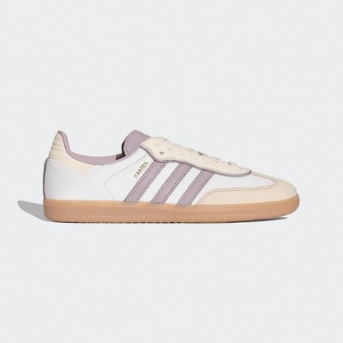 adidas Originals Adidas Samba OG W [IE1417] 女 休閒鞋 運動 經典 復古 德訓鞋 膠底 奶油 芋紫