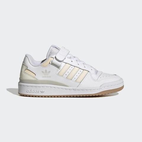 adidas Originals Adidas Forum Low W [GX4523] 女 休閒鞋 運動 復古 球鞋 皮革 低筒 魔鬼氈 舒適 穿搭 白