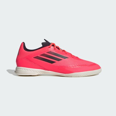 Adidas F50 League IN IF1331 男女 足球鞋 運動 訓練 平底 室內 耐磨 螢光紅