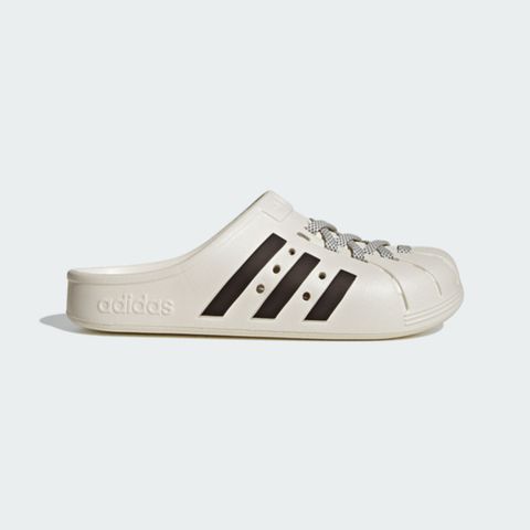 adidas Originals Adidas Adilette CLOG JH9849 男女 涼拖鞋 穆勒鞋 運動 防水 套入式 愛迪達 米黑