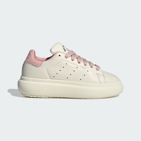adidas Originals Adidas Stan Smith PF W JR5454 女 休閒鞋 DISNEY 唐老鴨系列 經典 厚底 米 粉