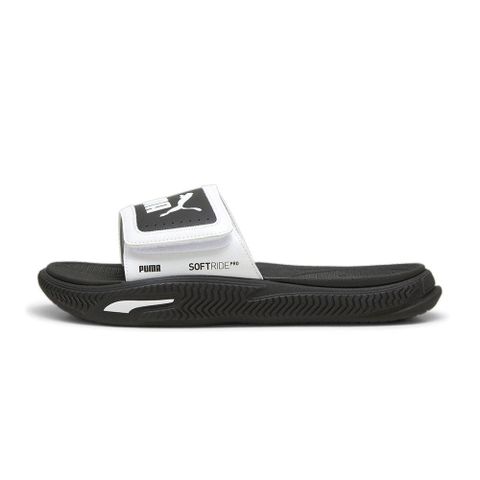 PUMA SoftridePro Slide 24 V 男女 拖鞋 黑白-39543102