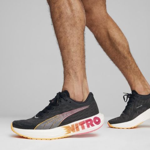 PUMA 慢跑鞋 DEVIATE NITRO 2 FF 黑橘 氮氣 推進力 男女 30969801 30969701