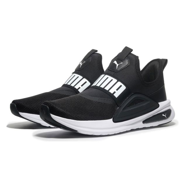 PUMA  慢跑鞋 SOFTRIDE ENZO EVO SLIP-ON 黑 襪套 訓練鞋 男 37787501