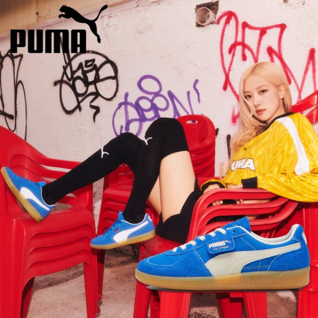 PUMA 休閒鞋 PALERMO VINTAGE 寶藍 麂皮 復古 女 39684101