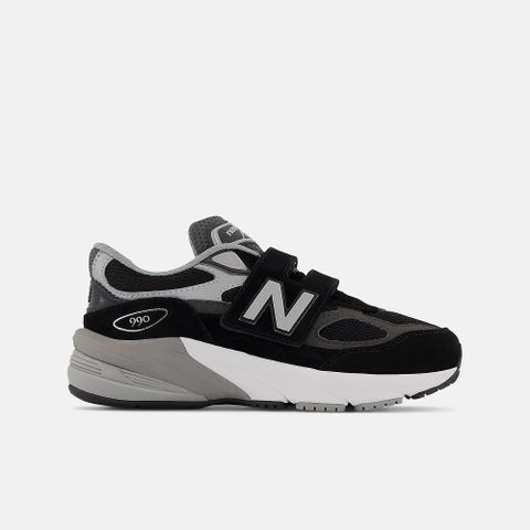 【New Balance】FuelCell 990v6 Hook and Loop 中大童 復古鞋_PV990BK6-W