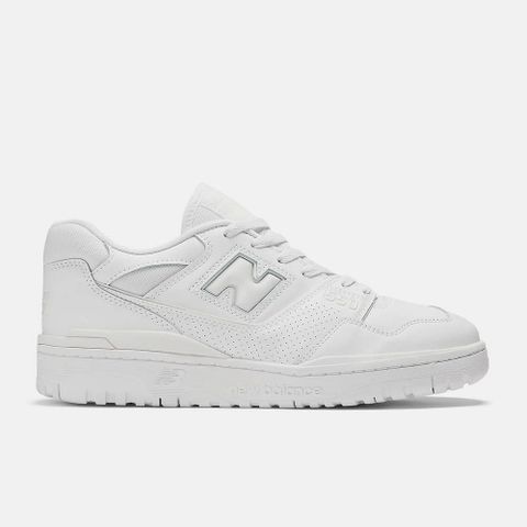 NEW BALANCE 550 系列 男女 休閒鞋 白-BB550WWW-D