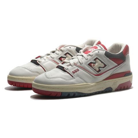 NEW BALANCE 休閒鞋 NB 550 白紅 仿舊 龍年 復古 男 BB550VGA