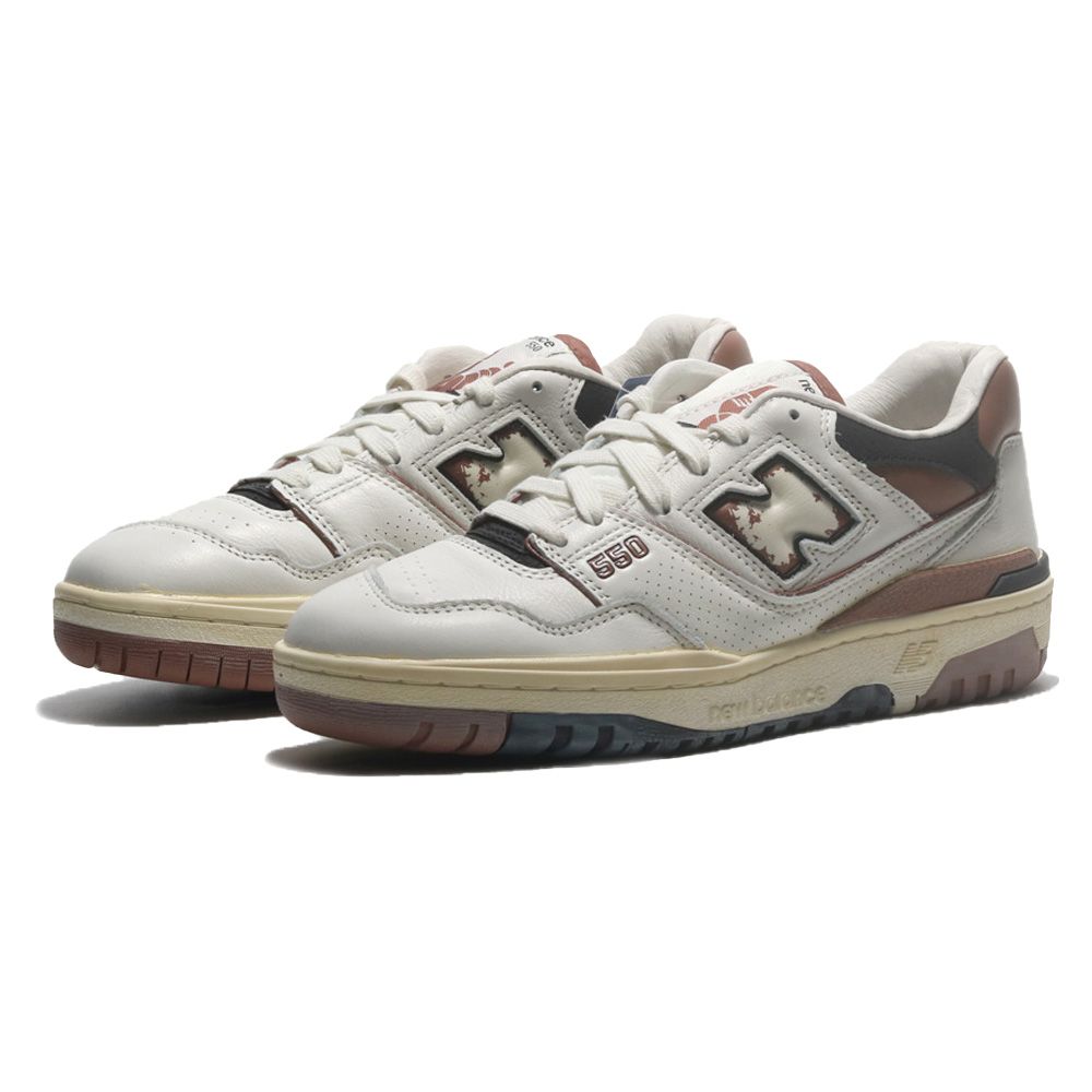 NEW BALANCE  休閒鞋 NB 550 白咖啡 仿舊 龍年 復古 男女 BB550VGC