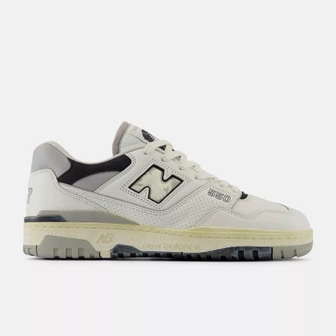 【New Balance】550 系列 男女 休閒鞋 白灰 BB550VGB-D