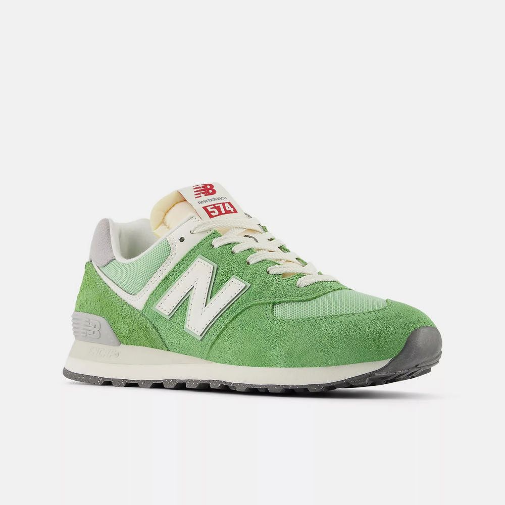 NEW BALANCE 574 系列 男女 休閒鞋 綠-U574RCC-D