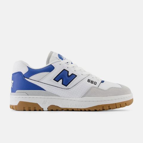 NEW BALANCE 550 系列 男女 休閒鞋 白藍_BB550ESA-D