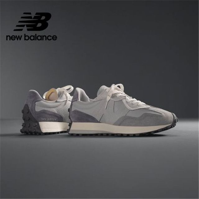 NEW BALANCE  休閒鞋 NB 327 霧霾灰藍 復古 情侶鞋 男女 U327WGC