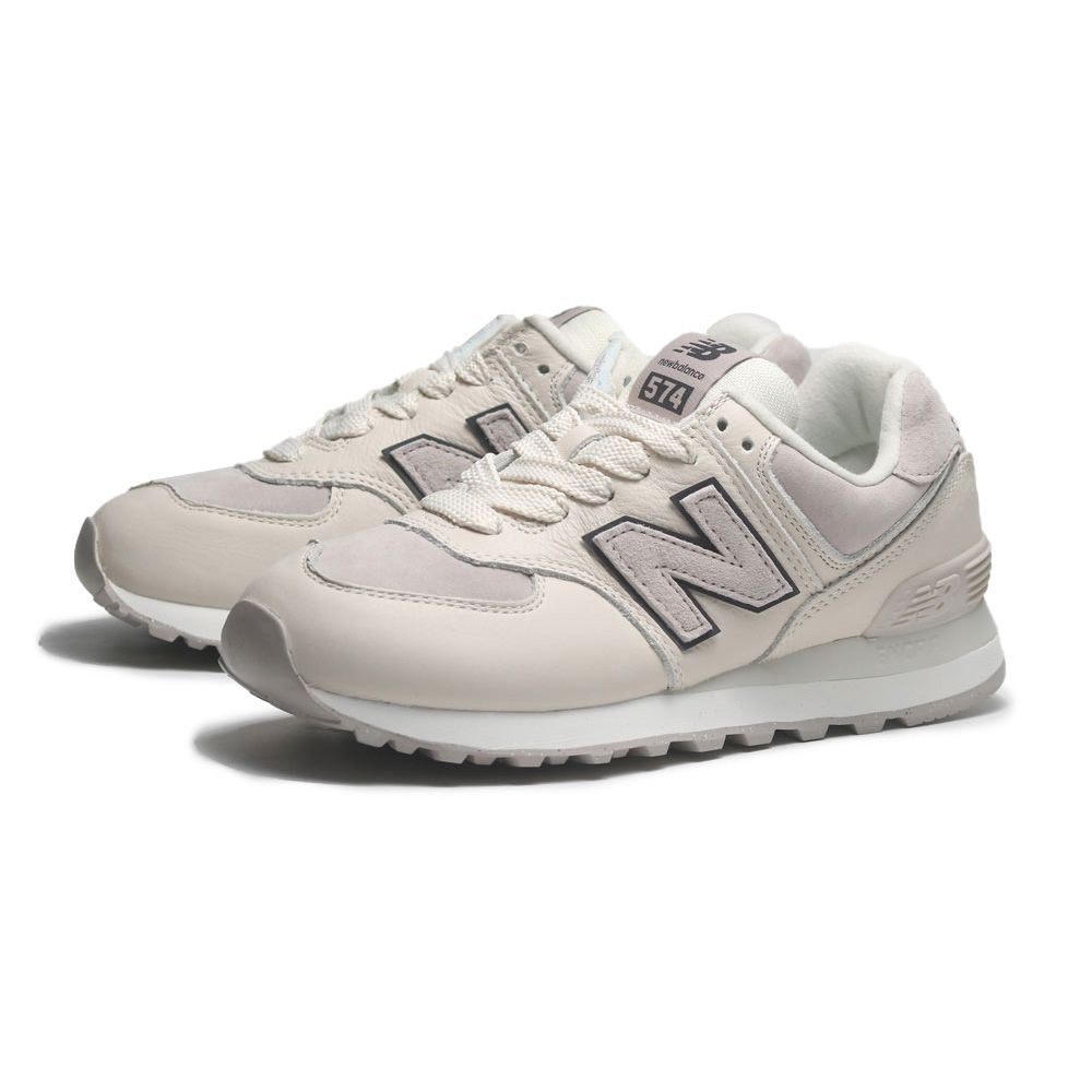 NEW BALANCE  休閒鞋 NB 574 米白灰 拼接 復古 運動鞋 女 WL574GB2