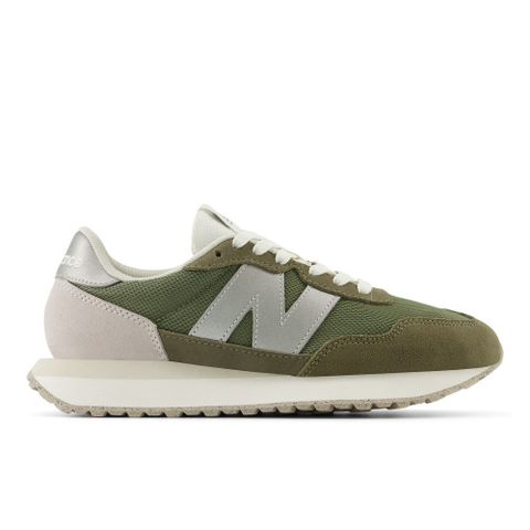 NEW BALANCE 復古鞋 休閒鞋 女鞋 綠色_WS237MSW-B