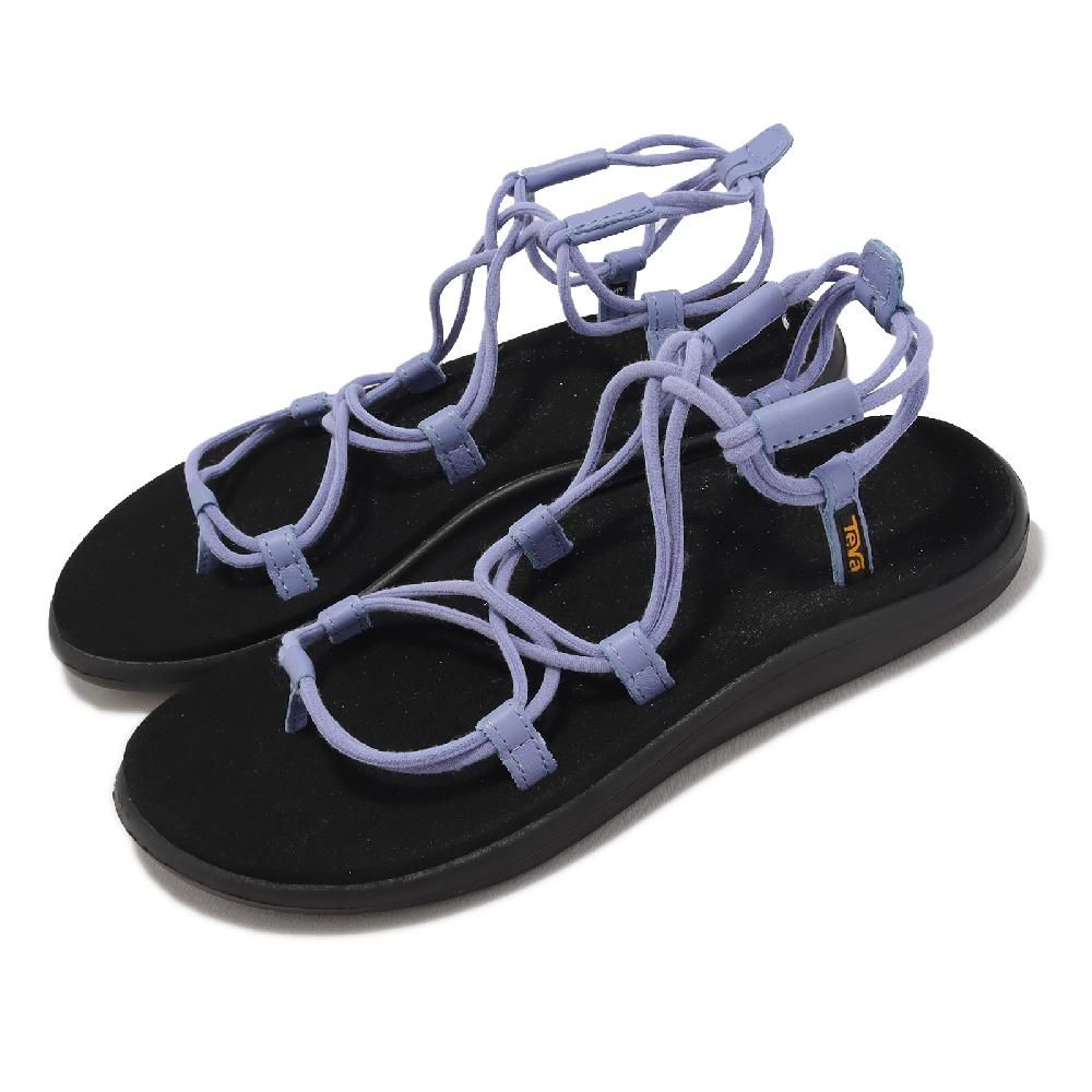 TEVA  涼鞋 W Voya Infinity 女鞋 黑 映像紫 輕量 記憶鞋床 羅馬鞋 綁帶 1019622PIMN