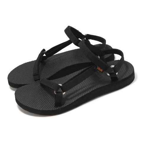 TEVA 涼鞋 W Original Universal Slim 女鞋 黑 支撐 快乾 緩衝 全黑 涼拖鞋 1150110BLK