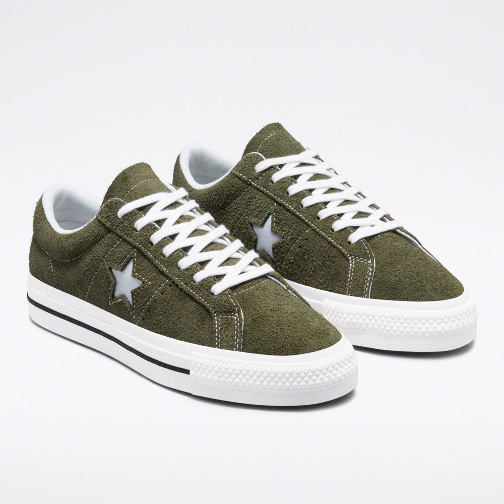 CONVERSE 匡威 ONE STAR OX 低筒 休閒鞋 男鞋 女鞋 綠色-171585C