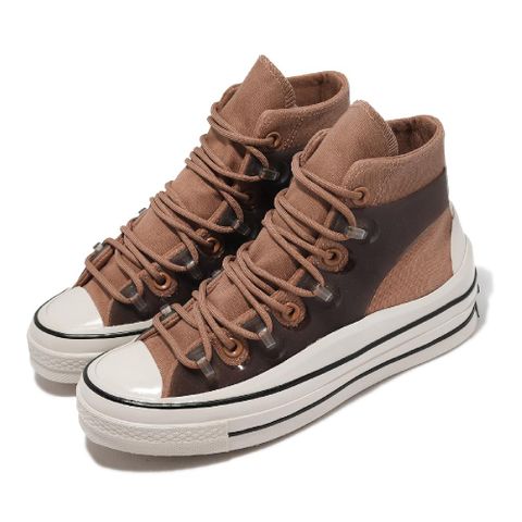 Converse 帆布鞋 Chuck 70 Utility HI 男女鞋 棕 咖啡 厚底增高 1970 黑標 奶油底 A02131C
