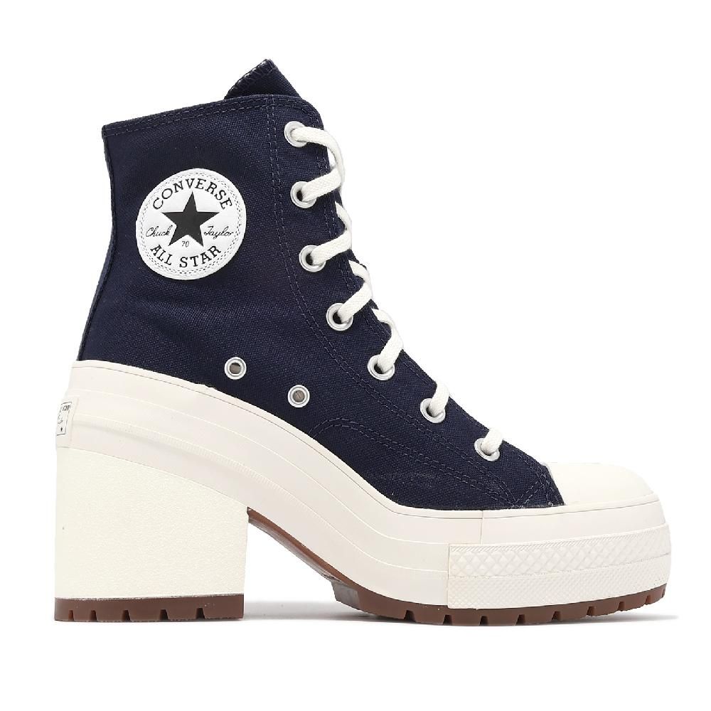 CONVERSE  匡威 休閒鞋 Chuck 70 De Luxe Heel 女鞋 藍 白 1970 厚底增高 跟鞋 A07565C