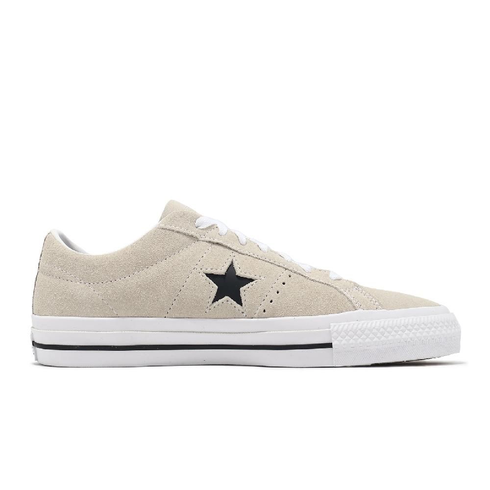 CONVERSE  匡威 休閒鞋 One Star Pro 男鞋 女鞋 米白 黑 麂皮 經典 情侶鞋 172950C