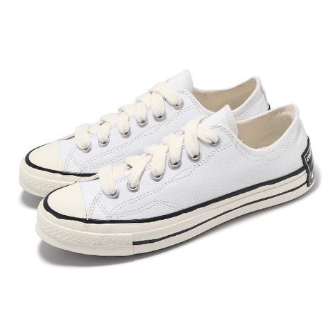 CONVERSE 匡威 休閒鞋 Chuck 70 Low 男鞋 女鞋 白 1970 奶油底 帆布鞋 情侶鞋 A08525C