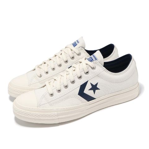 CONVERSE 匡威 匡威 休閒鞋 Star Player 76 男鞋 白 藍 復古 帆布鞋 A08539C