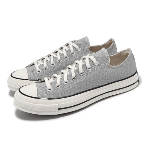 CONVERSE 匡威 休閒鞋 Chuck 70 Low 男鞋 女鞋 灰 白 1970 奶油底 復古 帆布鞋 情侶鞋 A09145C