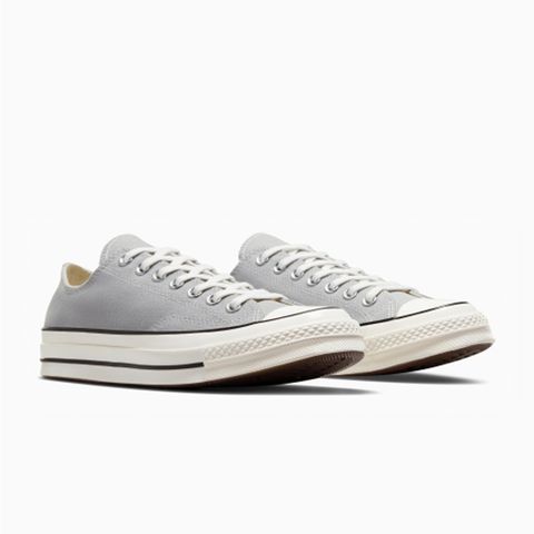 CONVERSE 匡威 CHUCK 70 OX 男女 休閒鞋 帆布鞋 1970 奶油底 情侶鞋 灰色(A09145C)