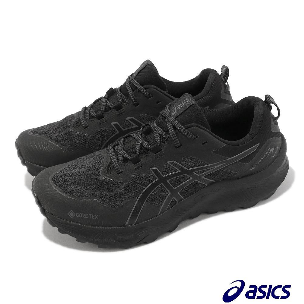 Asics 越野跑鞋GEL-Trabuco 11 GTX 男鞋黑防水緩震亞瑟膠戶外亞瑟士