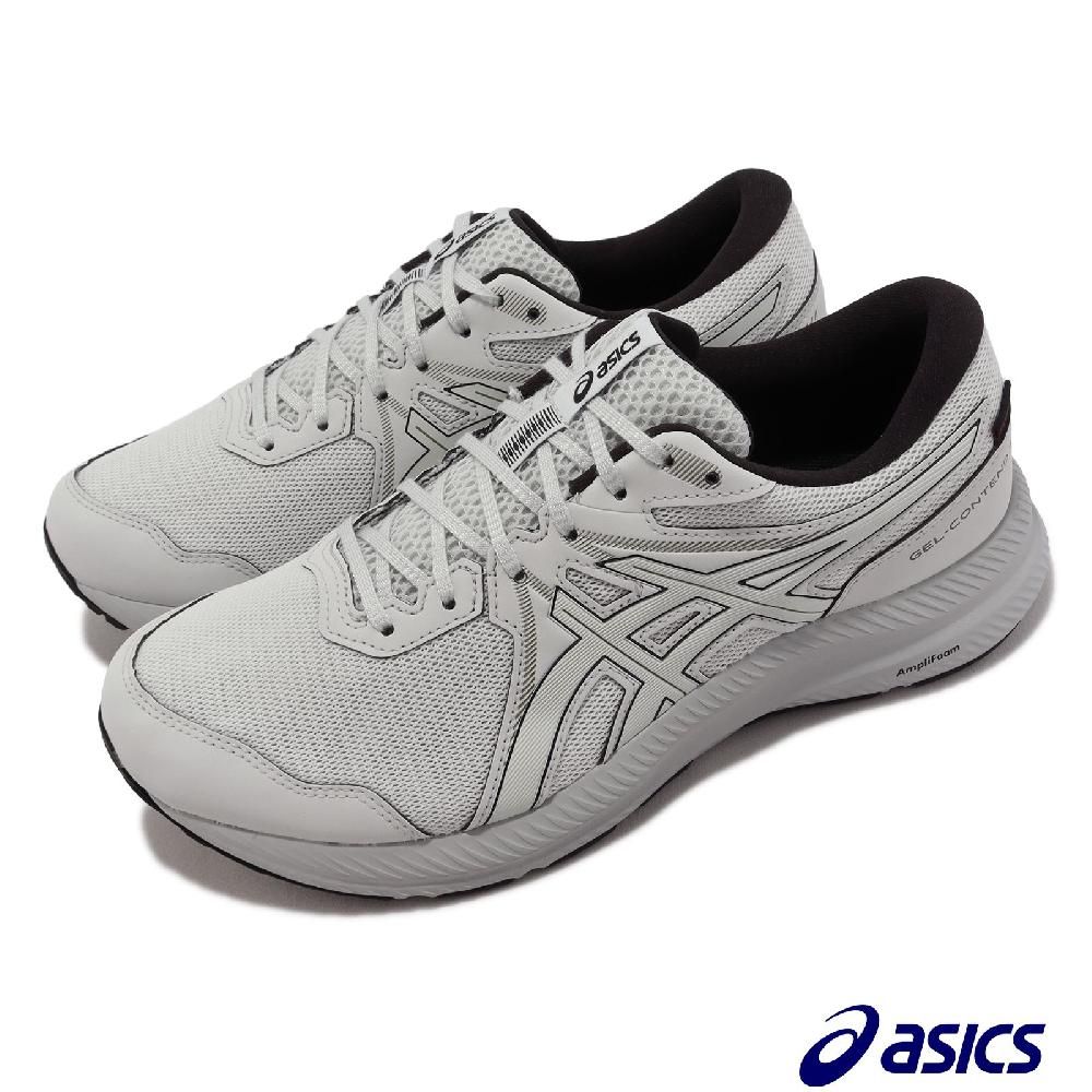 Asics 亞瑟士慢跑鞋GEL-Contend 7 WP 4E 超寬楦男鞋女鞋灰防潑水入門款