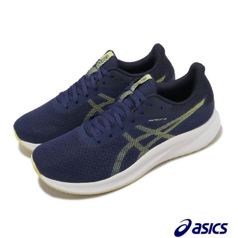 Asics 亞瑟士 慢跑鞋 Patriot 13 男鞋 深藍 黃 透氣 輕量 緩震 路跑 運動鞋 1011B485405