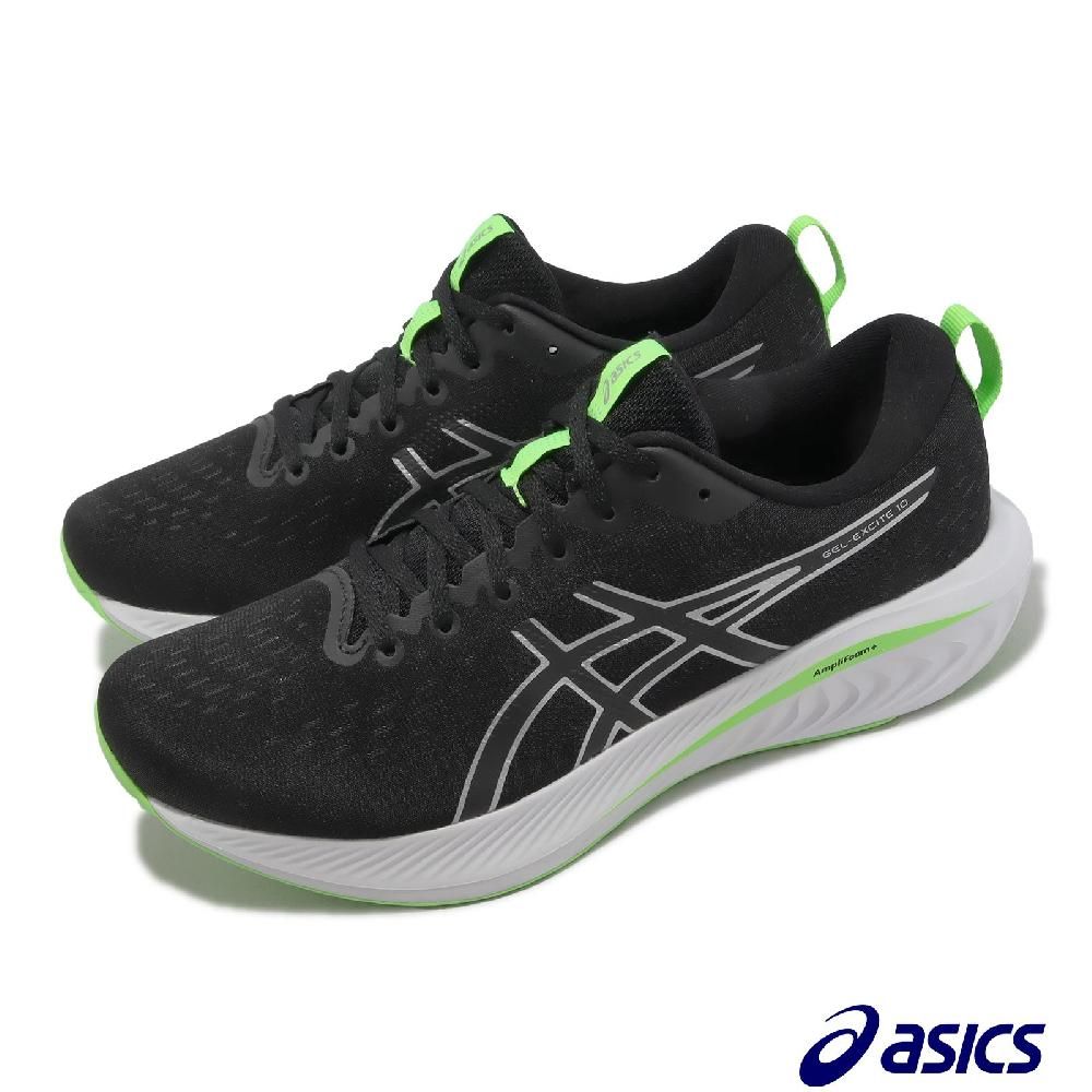 Asics 亞瑟士   慢跑鞋 GEL-Excite 10 男鞋 黑 白 亞瑟膠 緩衝 入門款 1011B600001