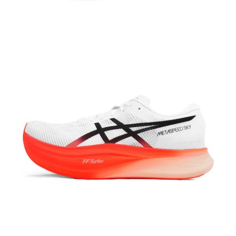 Asics Metaspeed Sky+ [1013A115-100] 男 慢跑鞋 競速 跑鞋 運動 透氣 白 螢紅