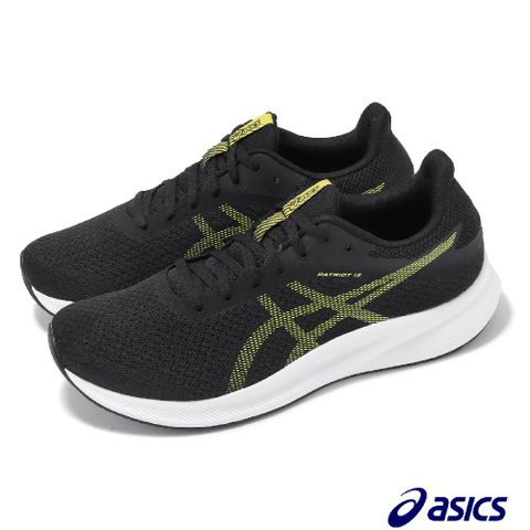 Asics 亞瑟士 慢跑鞋 Patriot 13 2E 男鞋 寬楦 黑 黃 透氣 緩衝 路跑 入門款 運動鞋 1011B567008