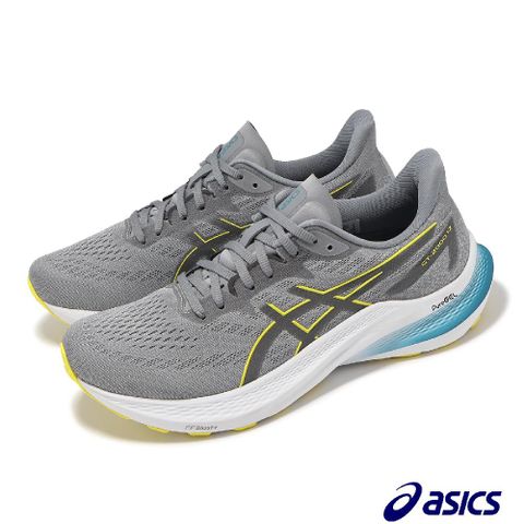 Asics 亞瑟士 慢跑鞋 GT-2000 12 男鞋 灰 黃 透氣 支撐 回彈 運動鞋 1011B691021