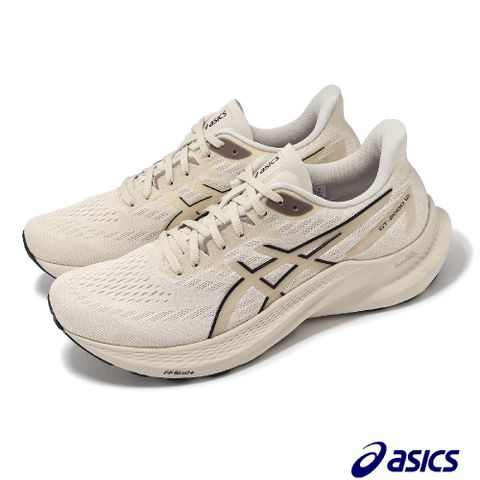 Asics 亞瑟士 慢跑鞋 GT-2000 12 男鞋 米 黑 透氣 支撐 緩衝 運動鞋 1011B691250