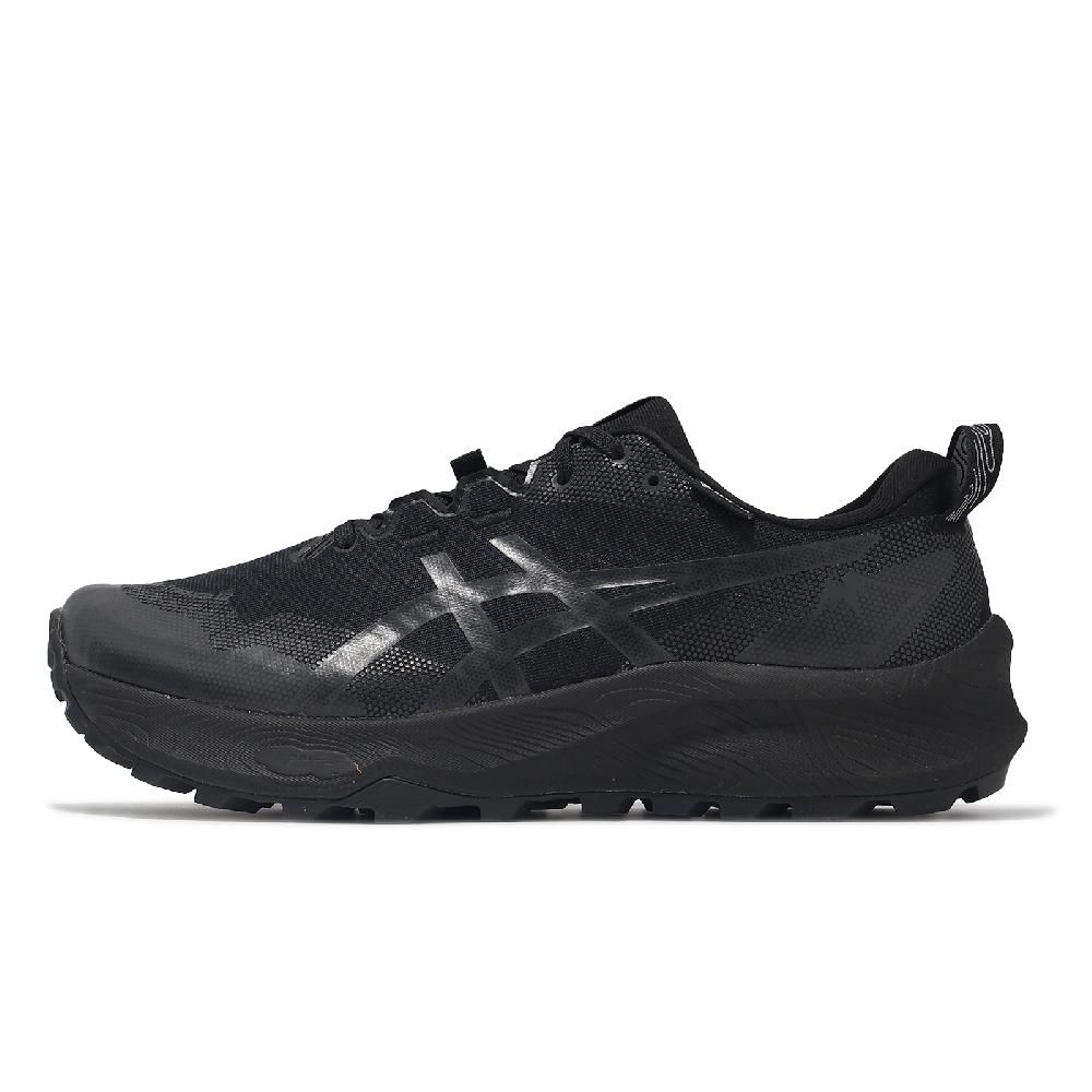 Asics 亞瑟士   越野跑鞋 GEL-Trabuco 12 GTX 男鞋 黑 灰 防水 回彈 抓地 郊山 運動鞋 1011B801002