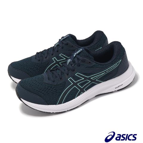 Asics 亞瑟士 慢跑鞋 GEL-Contend 8 男鞋 藍 黑 緩震 支撐 透氣 運動鞋 1011B492410