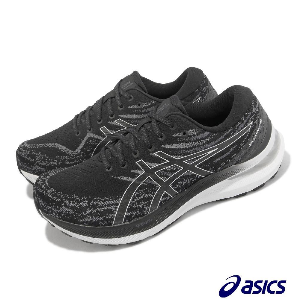 Asics 亞瑟士  慢跑鞋 GEL-Kayano 29 4E 男鞋 黑 白 超寬楦 路跑 運動鞋  1011B471002