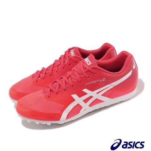 Asics 亞瑟士 田徑鞋 Hyper LD 6 紅 白 男鞋 世錦賽配色 可拆式鞋釘 長距離 運動鞋  1091A019702