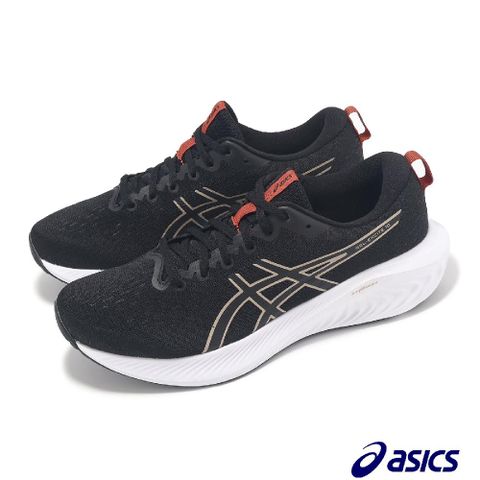 Asics 亞瑟士 慢跑鞋 GEL-Excite 10 男鞋 黑金 入門款 輕量 緩衝 運動鞋 1011B600010