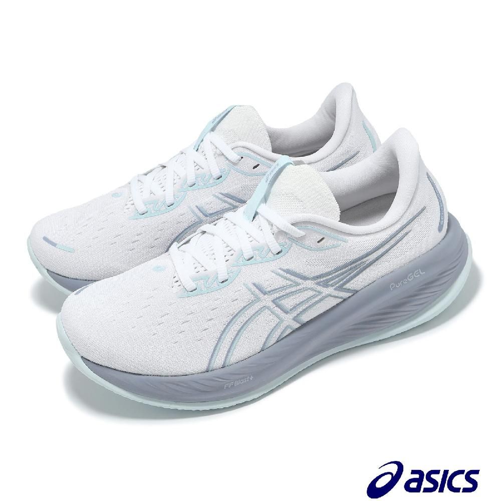 Asics 亞瑟士   慢跑鞋 GEL-Cumulus 26 2E 男鞋 寬楦 白 藍 緩衝 厚底 運動鞋 1011B793102