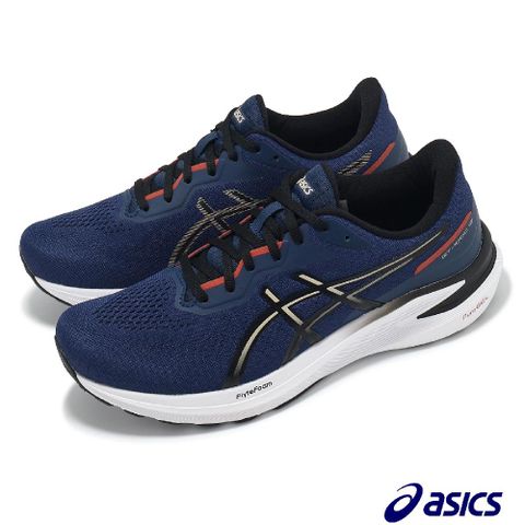 Asics 亞瑟士 慢跑鞋 GT-1000 13 2E 男鞋 寬楦 藍 黑 支撐 回彈 運動鞋 1011B860400